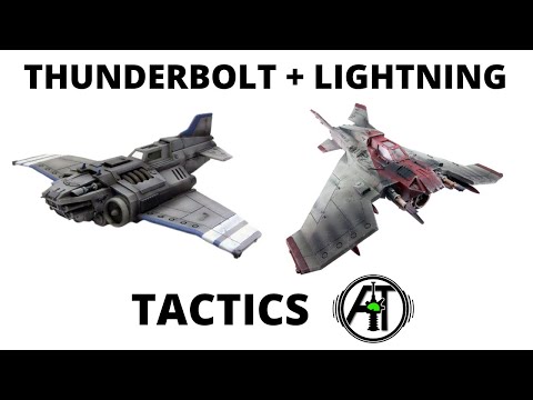 Thunderbolt Heavy Fighter + Lightning Strike Fighter: Rules, Review + Tactics - Astra Militarum