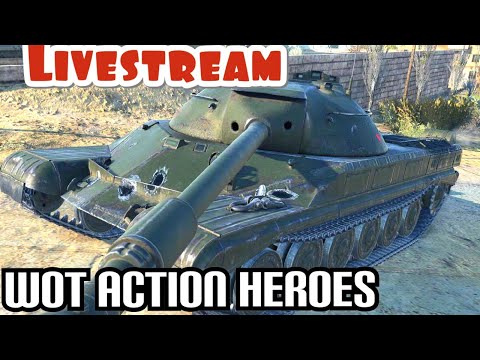 World of Tanks Console Livestream T22 Medium WoT Action Heroes