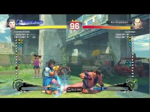 SSF4 AE: nishikei5584 (Sakura) vs clushdan (Dan)
