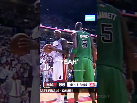 LeBron mocks KG in front of his face 😳 #shorts