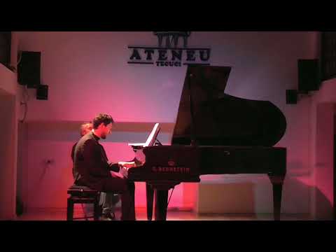 Eduard Kunz – recital extraordinar de pian la Sala Ateneu din Tecuci