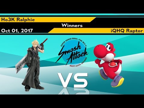 SmashAttack 22 Singles - [Winners] Ho3K Ralphie vs iQHQ Raptor