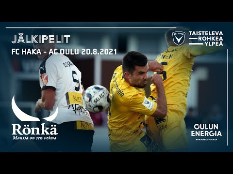 ACOTV: Rönkä jälkipelit FC Haka - AC Oulu 20.8.2021 (Veikkausliiga)