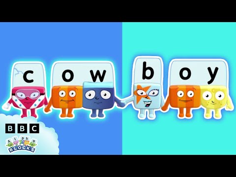 Two Syllable Words - Sound it Out 🔊 | Learn to Read | @officialalphablocks