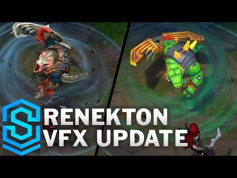 Renekton Visual Effect Update - All Skins Comparison | League Of Legends