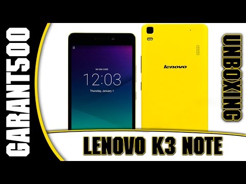 Lenovo K3 NOTE (K50-T5) Распаковка посылки из GearBest!