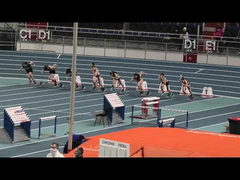 60m kobiet U16 finał - Toruń 20210206