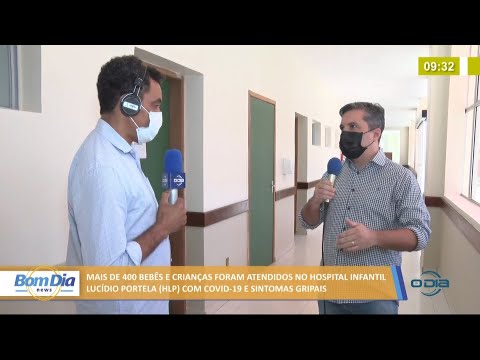 Mais de 400 bebês e crianças foram atendidos no Lucídio Portela Infantil por Covid-19 19 07 2021