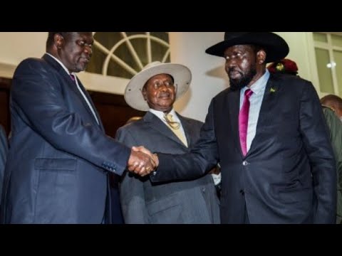 جنوب السودان طرفا النزاع يوقعان على اتفاق السلام النهائي في أديس أبابا