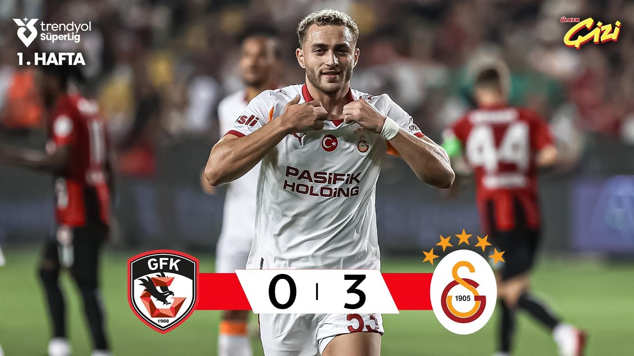 Gaziantep FK (0-3) Galatasaray | 1. Hafta Maç ÖZETİ | Trendyol Süper Lig - 2025/26