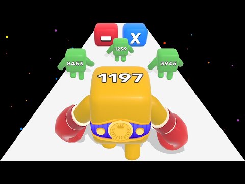 LEVEL UP 'Number Run 3D' - Number Game Run Race Stack Master Max Level New Update Part 02
