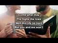 You Me And Jesus Arbor North Lyric Video