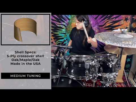 Ludwig *Pre-Order* Classic Oak Silver Sparkle 5x14" Kit Snare Drum |  Made in the USA | NEW | Special Order | Authorized Dealer image 4