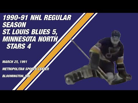 St. Louis Blues 5, Minnesota North Stars 4: March 25, 1991
