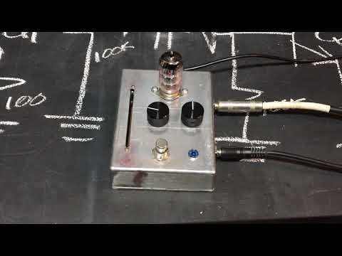 DIY 12ax7 vaccum tube Guitar Pedal