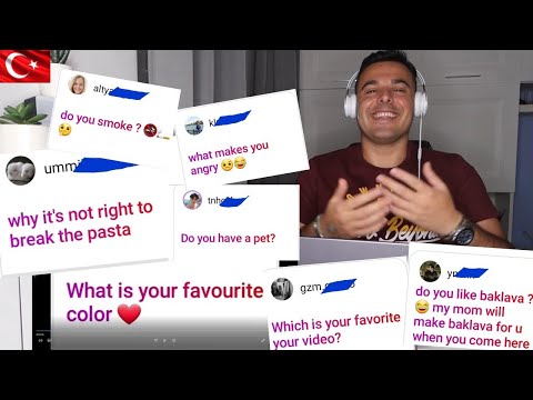 🇹🇷 RESPONDING TO YOUR QUESTIONS! Q&A 😜