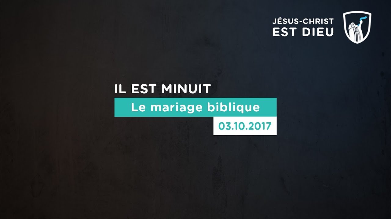 Thumbnail of video: Le mariage biblique