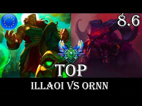 Illaoi vs Ornn Top - Patch 8.6 Diamond Ranked Gameplay (League Of Legends)