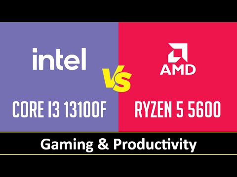 CORE I3 13100F vs RYZEN 5 5600 - Gaming & Productivity (RTX 3090 Ti)