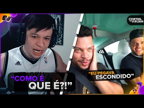 ARUAN DESCOBRIU QUE O PORTUGA ROUBAVA O CARRO DELE DE MADRUGADA - Cortes do Aruan
