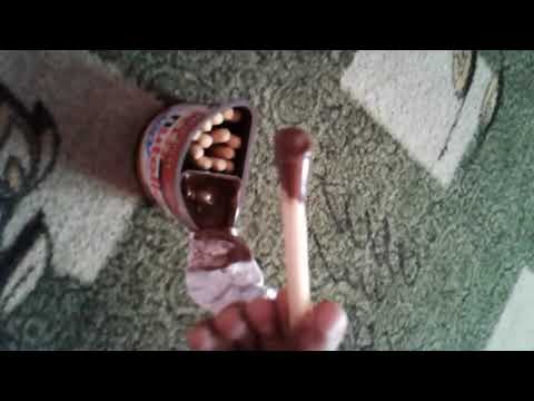 Eating nutella bread stick!