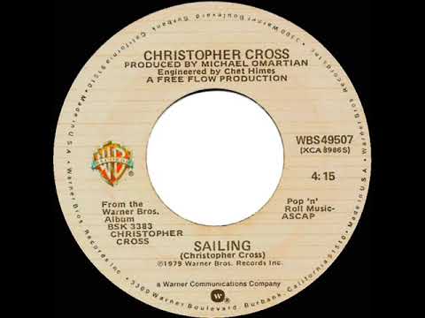 1980 HITS ARCHIVE: Sailing - Christopher Cross (a #1 record--stereo 45)