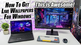 Amazing Animated Desktop Wallpapers! Use Live Wallpapers With Windows 11 Or 10