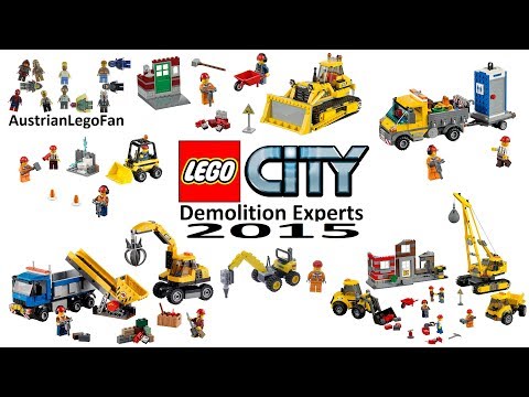 Lego City Demolition Experts Compilation of all Sets 2015
