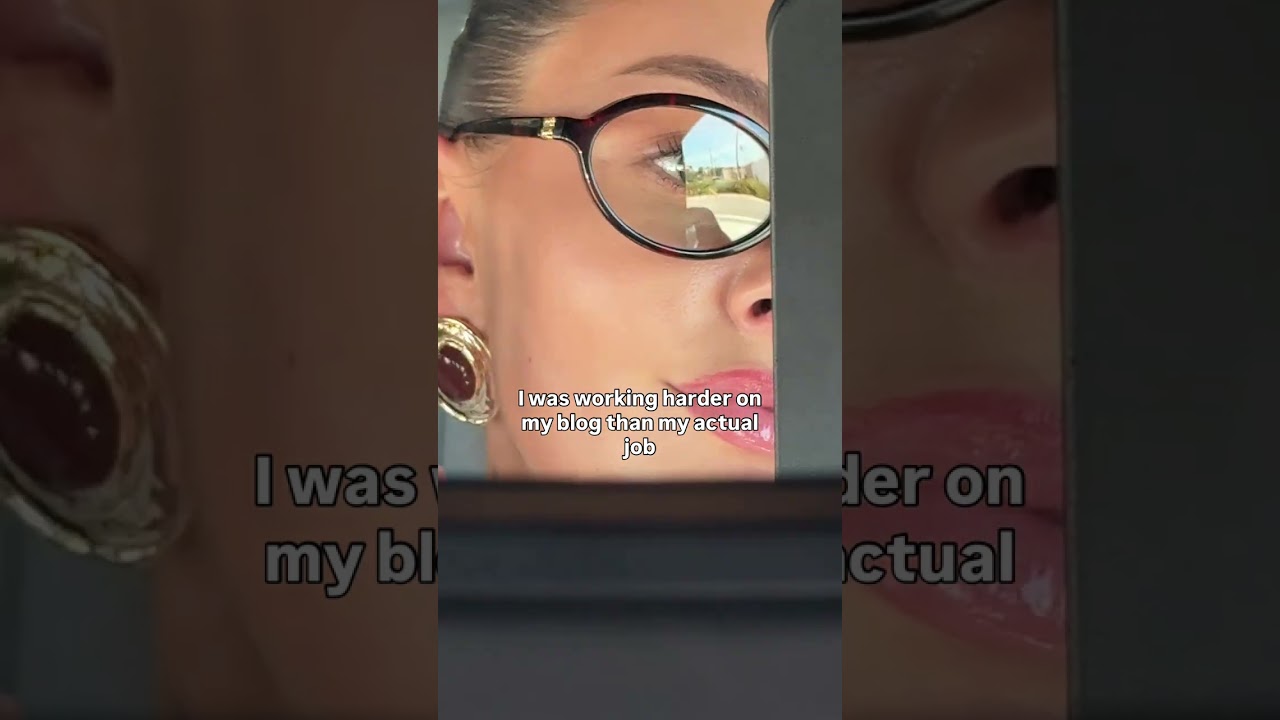 I was working harder on my blog than my actual job