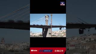 Newly constructed bridge in Iran's Karaj suffers heavy damage after air strikes