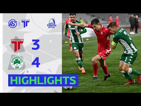 ASTV HIGHLIGHTS | UYL | AS Trenčín - Panathinaikos FC 3:4 (3:1)
