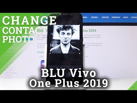 How to Personalize Contact Profile in BLU Vivo One Plus 2019 – Add Photo to Contact