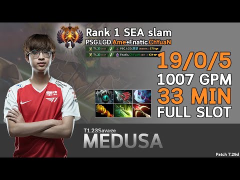19Min DEADALUS ! RANK 1 SEA 23SAVAGE slam AME+ChYuaN With Rapid Farming MEDUSA [7.29d]