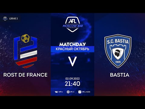 AFL22. France. Ligue 2. Day 10. Rost De France - Bastia