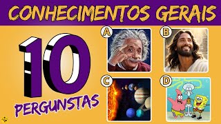Quão bom é seus conhecimentos ❓ 10 Perguntas pra testar seu cérebro 🧠 GALOQUIZ conhecimentos gerais