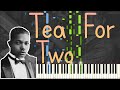 J Lawrence Cook Tea For Two QRS 2894 Piano Roll Classic Jazz Stride Piano Synthesia