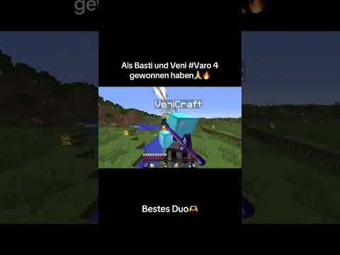 Basti und Veni gewinnen Varo 4 #Varo #Varo4 #fyp #minecraft #bastighg #venicraft #minecraftshorts