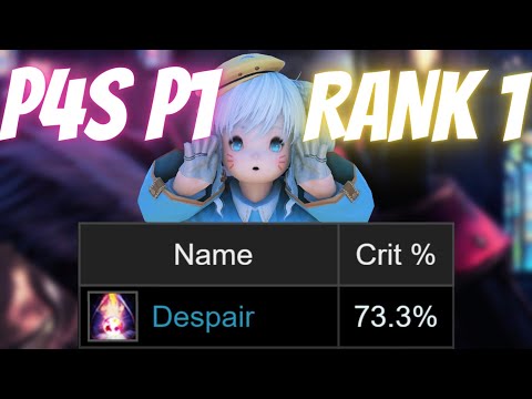 FFXIV P4S P1 @ 5:45 - Rank 1 BLM PoV (9,777.0 rDPS / 10,386.3 aDPS)