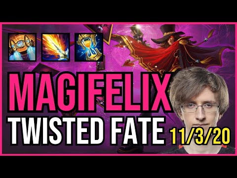MAGIFELIX - TWISTED FATE vs RYZE Mid - EUW Challenger - Patch 11.3