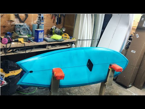 Glassing a Surfboard - Resin Tint