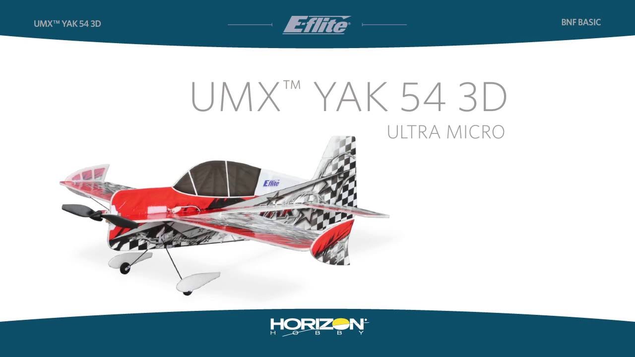 Yak 54 3D 0.4m AS3X BNF Basic