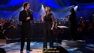 Charlotte Church: &quot;The Prayer&quot; (2001). Live, HD, lyrics, translation, subtitles.