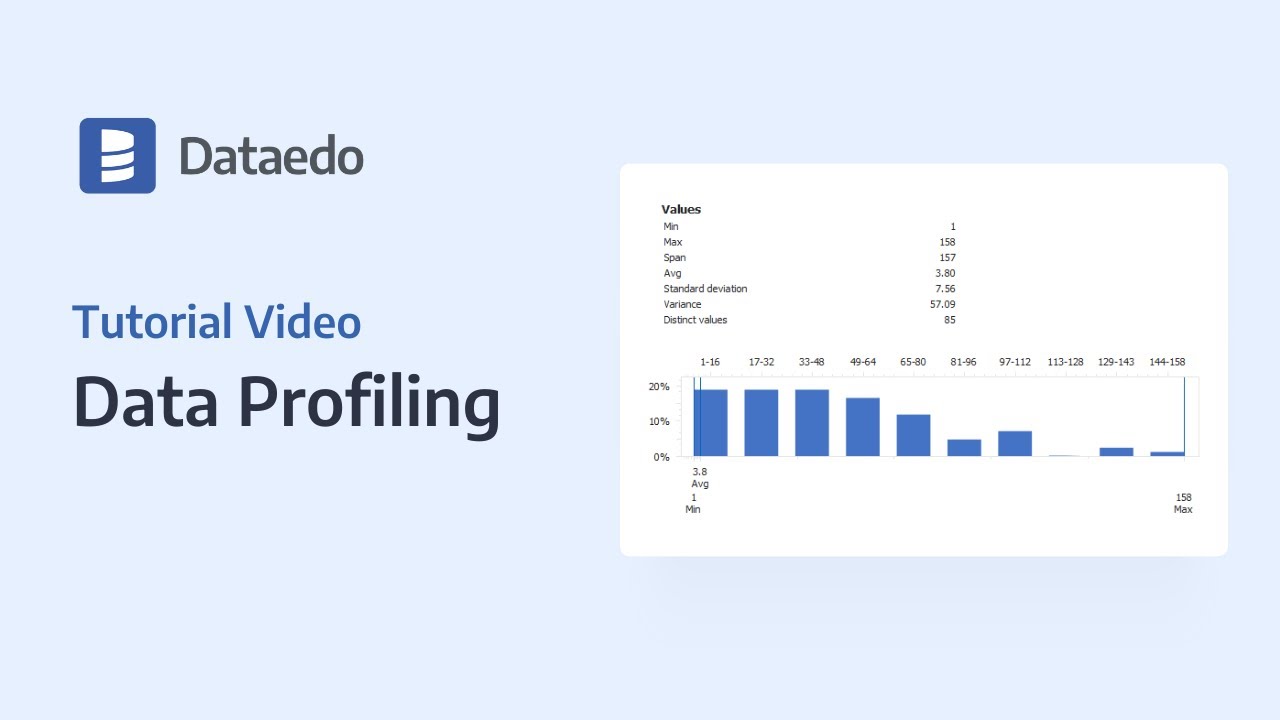 Dataedo Tutorial: Data Profiling