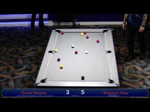 2023 Men’s National Singles   - Calum Ranson vs Kingsley Peck