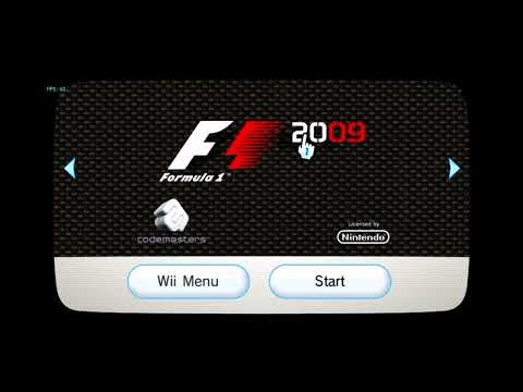 F1 2009 Wii Disc Channel Intro