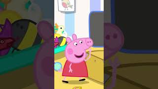 ROBOT MISS RABBIT Clean Peppa's House! 🤖💦 #PeppaPig #Shorts