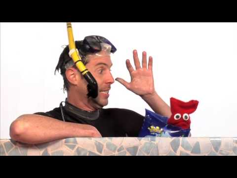 DAVID AND RED - swimming