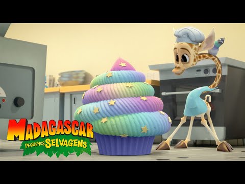 Capa de O Bolinho Gigante | Madagascar: Pequenos Salvagens
