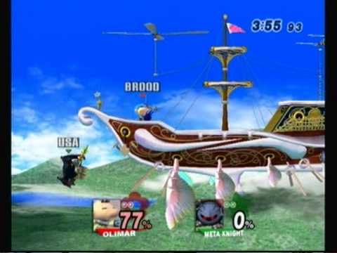 Apex 2010 LF Mew2King (Meta Knight) vs. Brood (Olimar) 3 [no commentary] - SSBB