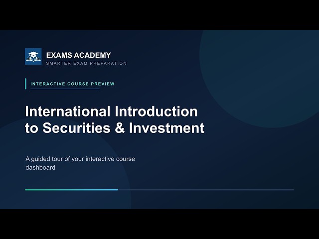 Preview of CISI International Introduction to Securities & Investment